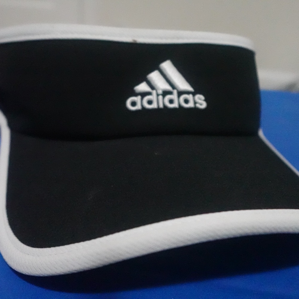 Adidas Classic Black and White Sports Visor